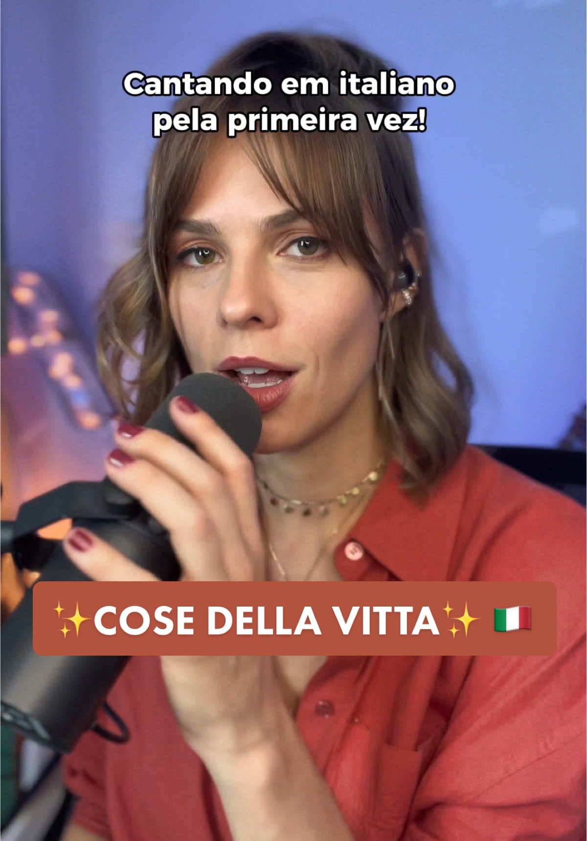 Arriscando no italiano. Para todos os amigos italianos e aos que gostam. Aos fluentes, perdão. Mas adoro desafios 😅😉 COSE DELLA VITA - @Eros Ramazzotti #musicaitaliana #erosramazzotti #cover 