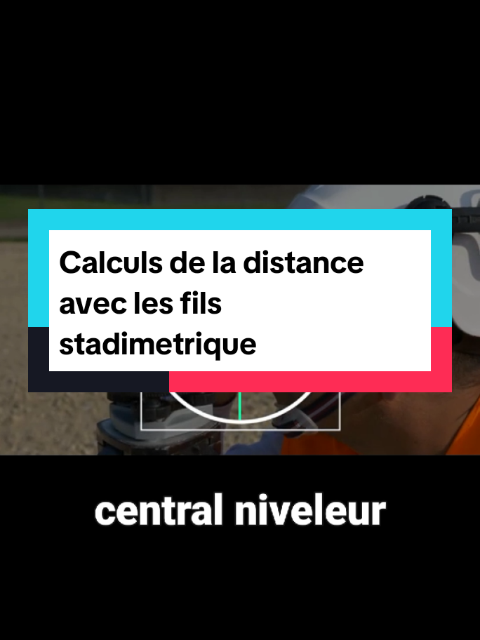 part 3 et fin  Calculs de la distance avec les fils stadimetrique #calculs #distance #fils #niveau 