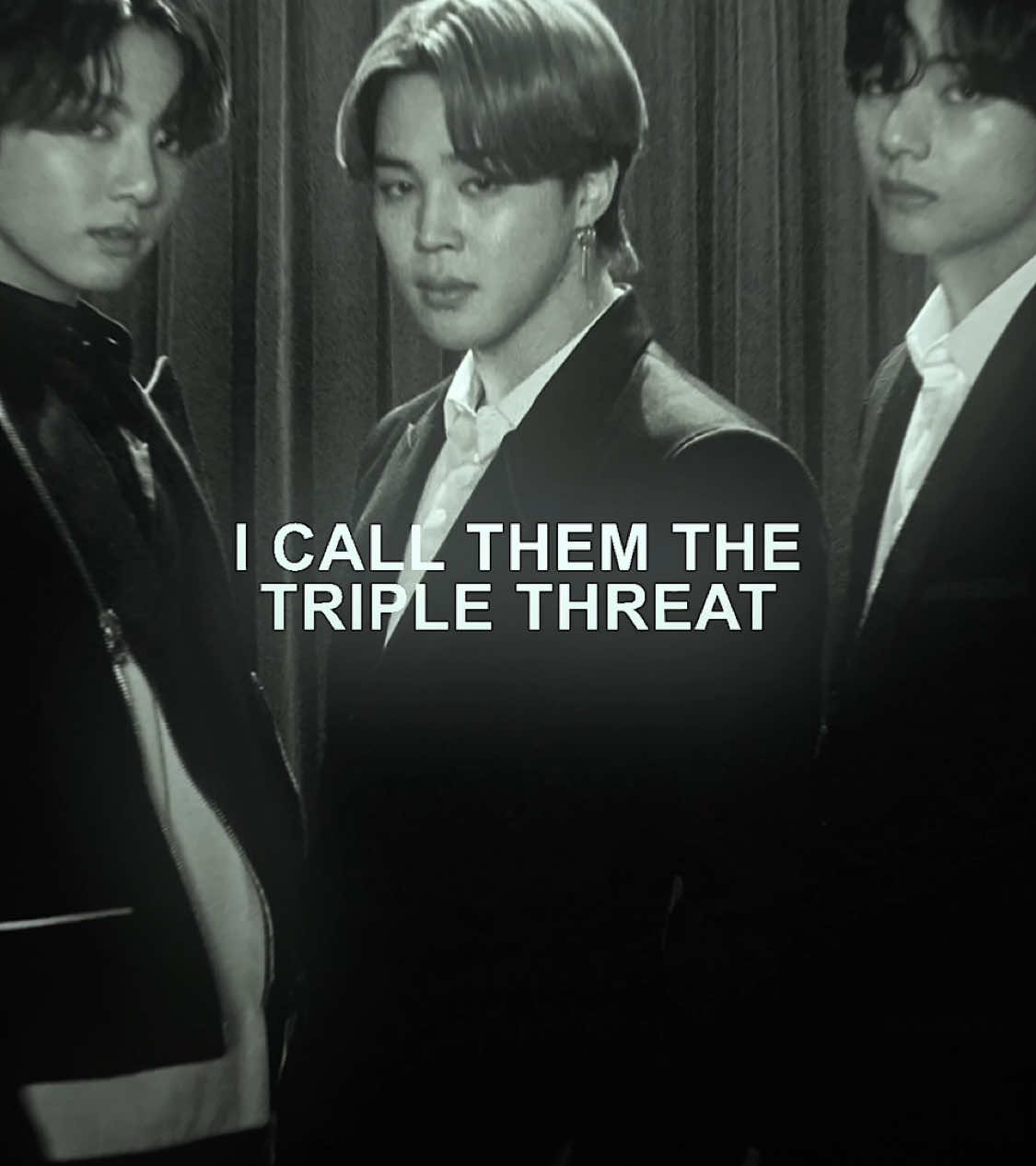 triple threat #jungkook #taehyung #jimin #vminkook 