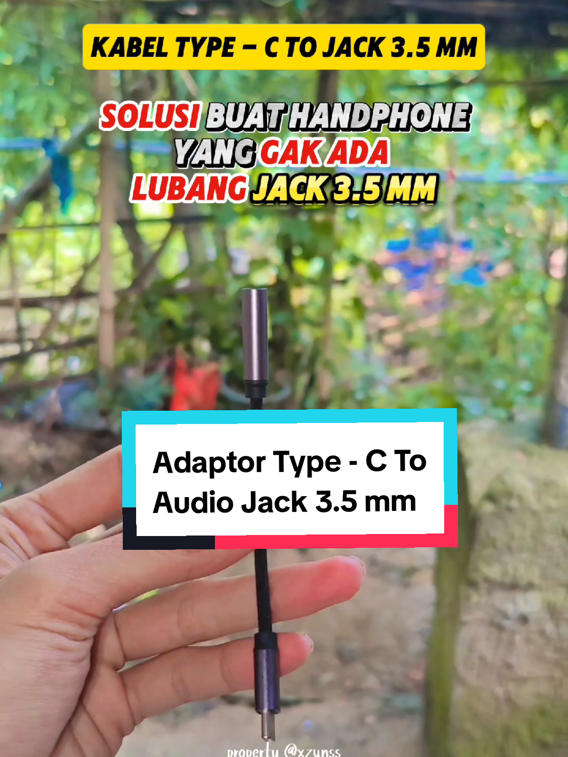 Adaptor USB Type-C to Audio Jack 3,5 Mm #adaptor #typec #toaudio #audio #aksesories #handphone #akseseorieshandphone #hp 
