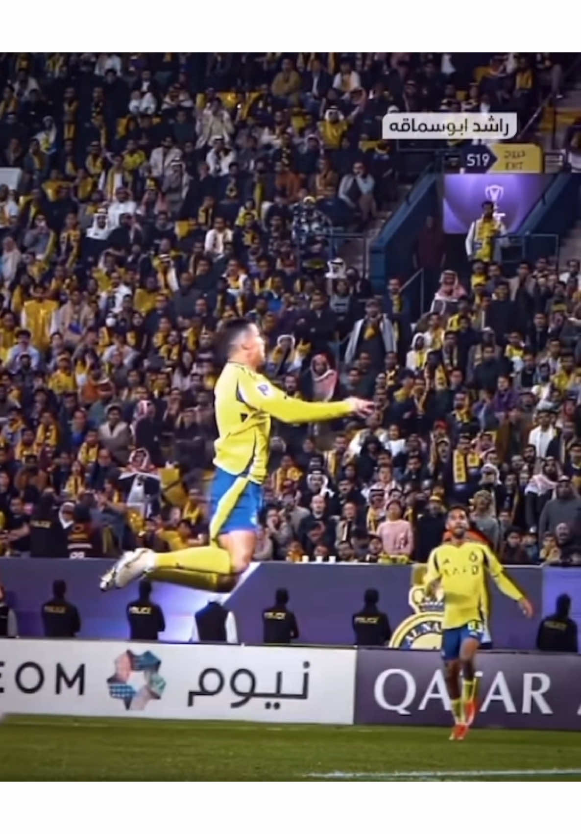 A Flying Goat #cristianoronaldo #football #alnassr #edit #cr7 #fyp #viral #header #goal #slowmotion #4K #4kwallpaper 