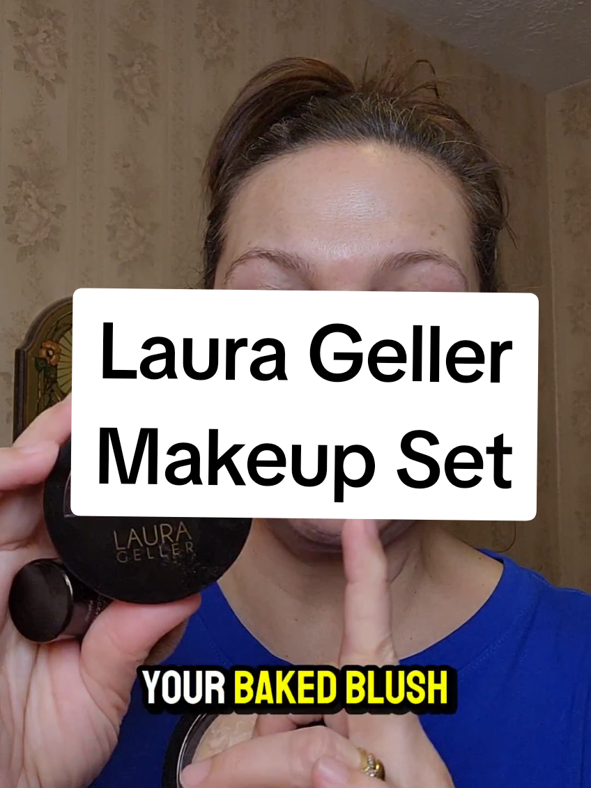 Laura Gellers Daily Routine Makeup Set is beautiful.  Grab yours up today! @Laura Geller Beauty  #lauragellar #makeup #makeupset #bestmakeup #bakedmakeup #tiktokshopcreatorspick 