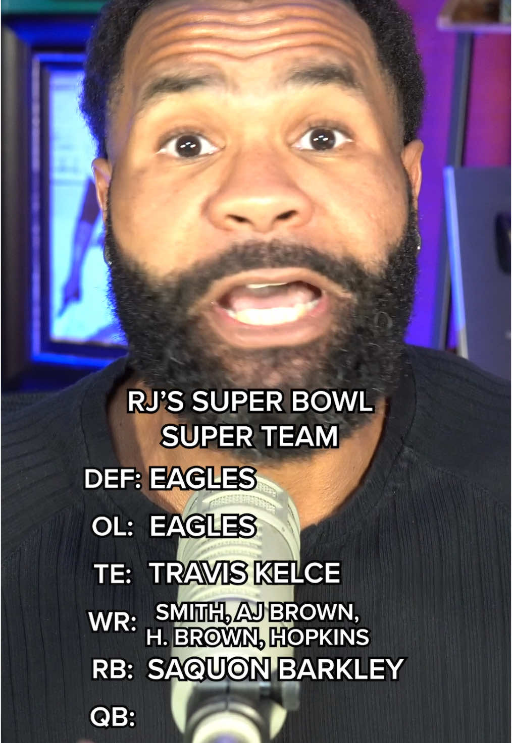 Do you agree with RJ Young’s Super Bowl LIX Super Team? 🤔 #cfbonfox #nfl #SuperBowl #eagles #chiefs 