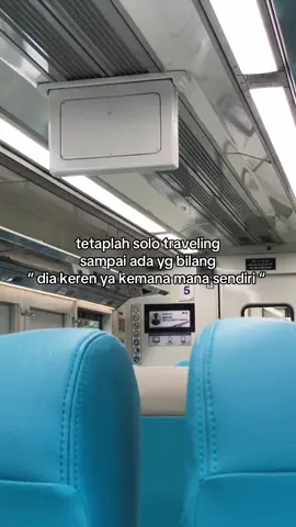 Iya keren tapi engga dengan mentalnya 😭 #fyp #naikkereta #sukanaikkereta #solotraveling #solotravelingstory #sukasolotraveling 