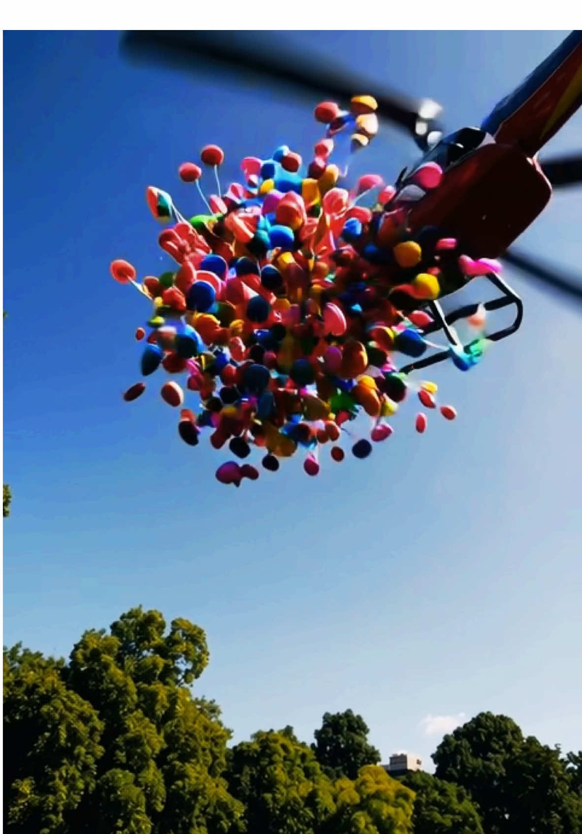 🎉 A helicopter full of lollipops? Dreams really do come true! 🍭 What candy would you want falling from the sky? Drop your answer! AI simulation video. #LollipopRain #HelicopterDrop #AIContent #ViralVideo #SweetSurprise #TrendingNow