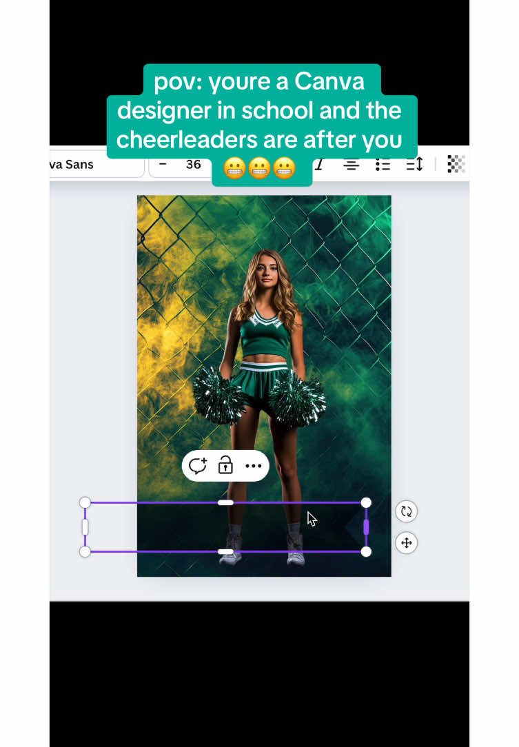 I was just assigned to design this school poster cause no one volunteered. Canva coming in clutch 🥲😢 #canvadesign #canvatips #sportsphotos #seniorphotos #canvaphilippines #digitalbackdrops 
