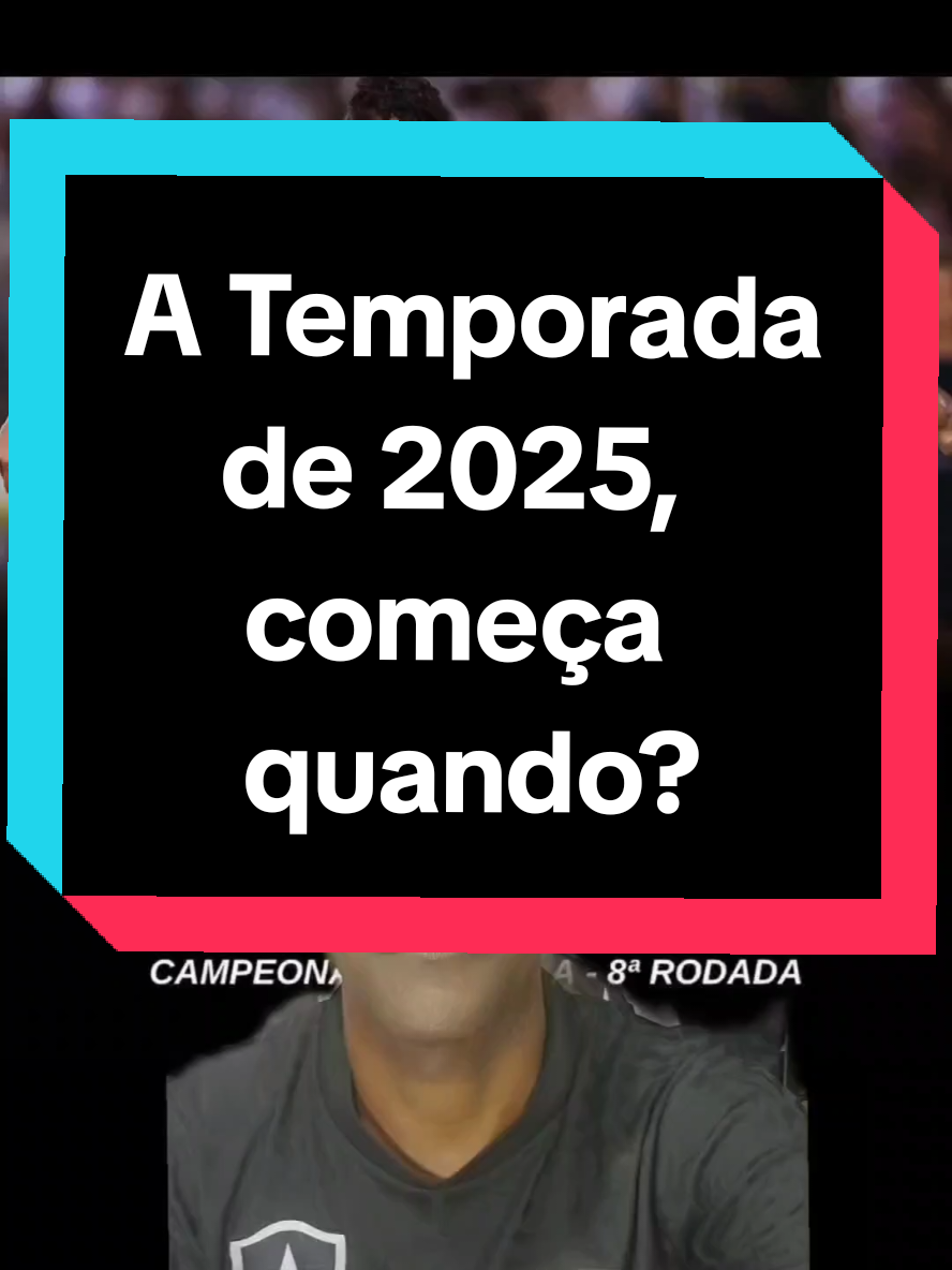 A Temporada de 2025, começa  quando? @Botafogo  #botafogonotiktok #botafogo_mil_grau_ #botafogooficial #botafogo #futebolbrasileiro #futebol #cariocao #viral #foryou #Brasileirao #Recopa #libertadores #copadobrasil 