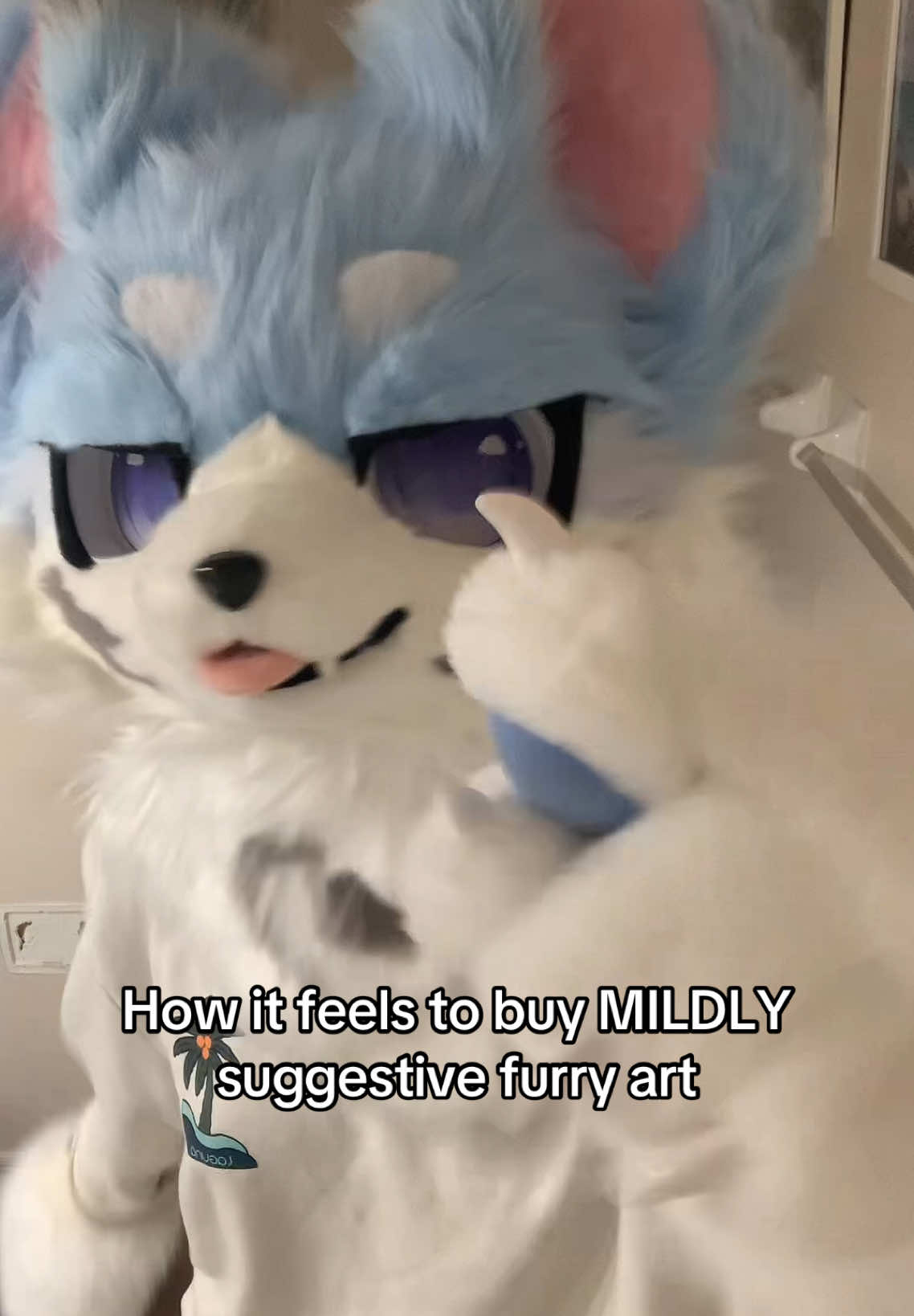 I JUST LIKE THE STYLE I SWEAR!! #fursuit #fursona #furrytiktok #furry #fyp #fypシ #furryfandom 