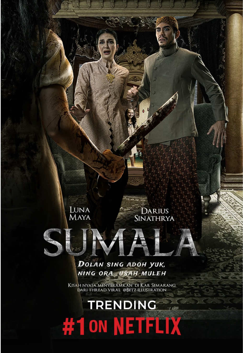 Sumala trending 1 di Netflix 😈 Buat kamu yang belum nonton, tonton sekarang juga di Netflix dan rasakan teror dari anak yang dikuasai oleh iblis!  #Sumala #FilmSumala #HitmakerStudios #TiktokTainment 