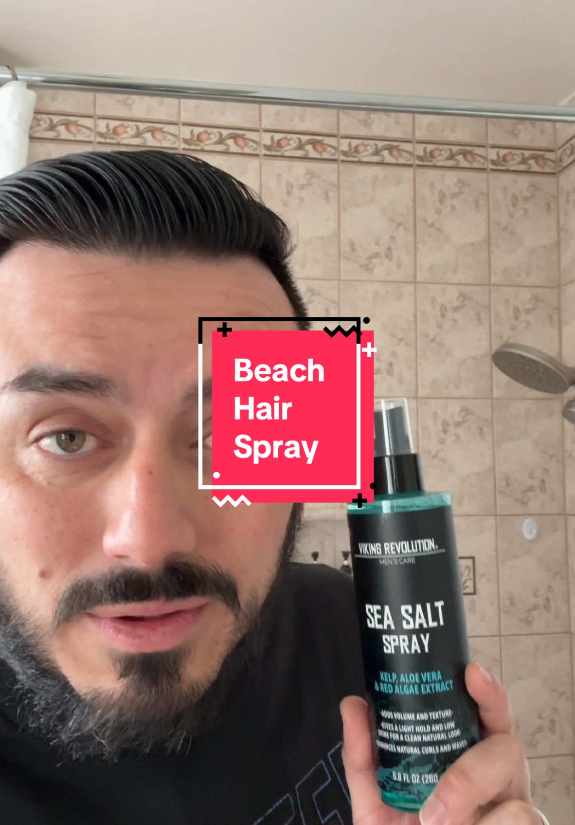 Give the gift of effortlessly stylish hair this Valentine’s Day with this sea salt spray—perfect for adding volume, texture, and a fresh-from-the-beach look! Formulated with kelp, aloe vera, and red algae extract, it enhances natural curls and waves while keeping hair healthy and strong. #ValentinesDayGift #MensGrooming #SeaSaltSpray #BeachWaves #TexturedHair #NaturalLook #HairVolume #HealthyHair #MensHairCare #HairStyling #GroomingEssentials #WavyHair #BarberStyle #HairGoals #SelfCare #MensFashion #StyleUpgrade #FreshLook #HairTrends #GiftForHim