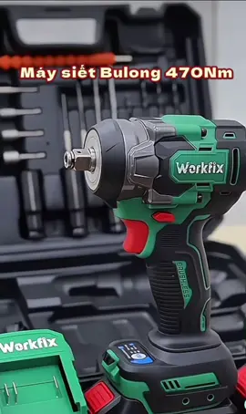Máy Siết Bulong WORKFIX 470Nm Đầu 2 Trong 1 ,Bộ 2 Pin 10Cell 21V/4Ah ,Chân Pin Phổ Thông ,Ko Chổi Than(Thân Và Đủ Bộ Kèm 26 Chi Tiết) #giadungdienmay24h #thinhhanhtiktok #hottrend #hot #xuhuong #thinhhanh #lenxuhuong #xuhuongtiktok 