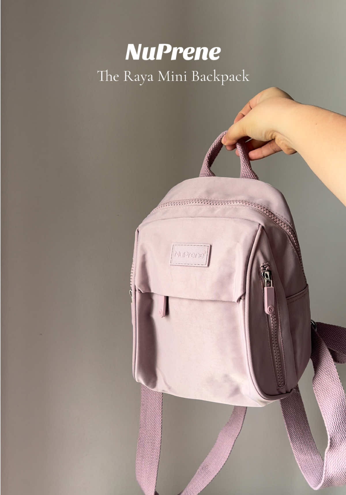 NuPrene - The Raya Mini backpack #nuprene #smallbag #minibackpack #rayaminibackpack 