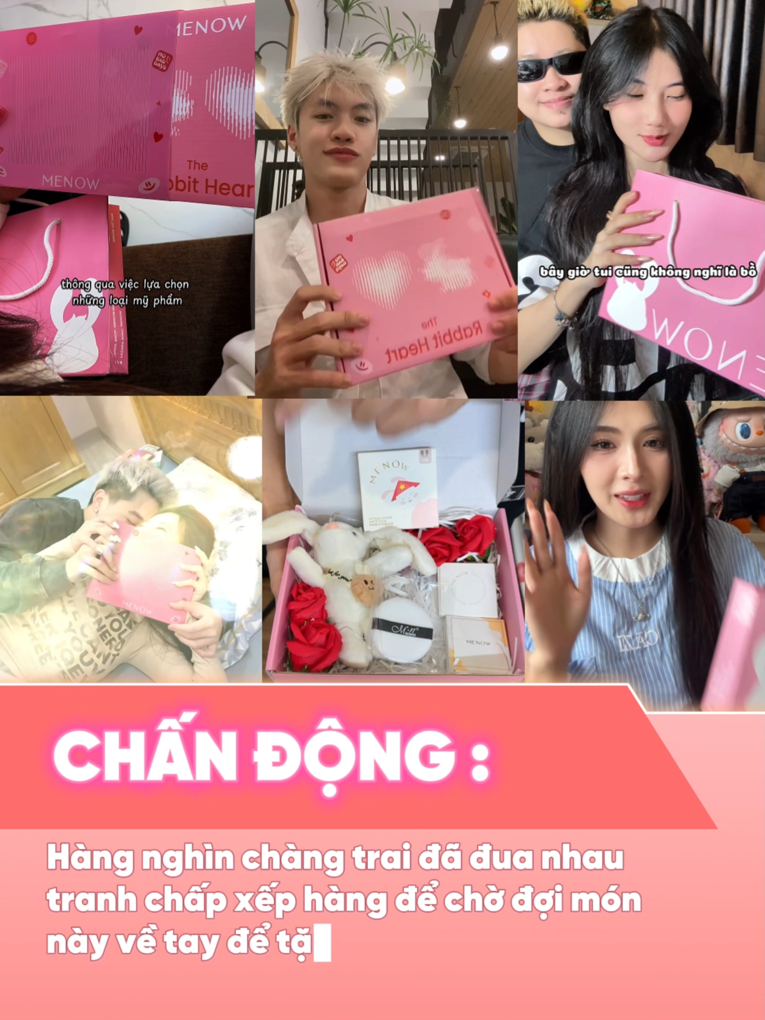 CHẤN ĐỘNG CHẤN ĐỘNG MẤY ANH ƠI #menow #quatangnguoiyeu #boxquatang #QuàTặngChoNàng #xuhuong