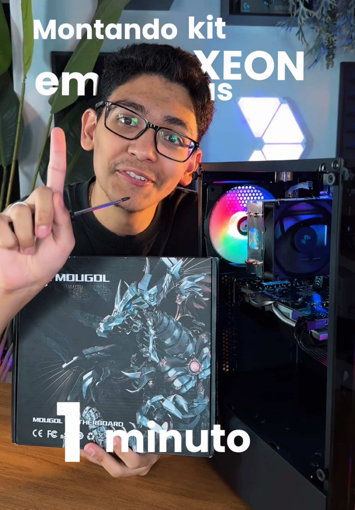 MONTANDO KIT XEON EM APENAS 1 MINUTO!! 😁 #gamer #pc #fy #viral #jundiai #pcgamer #dica #xeon  