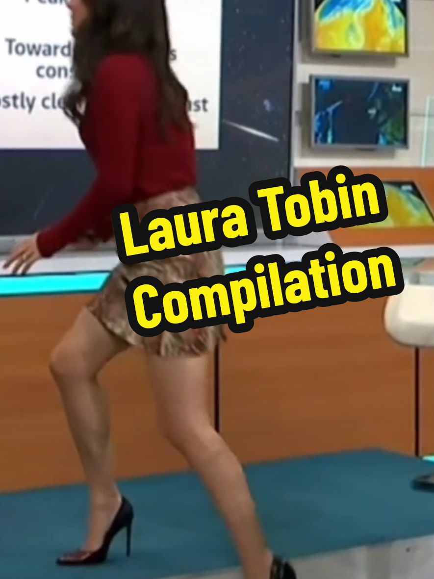 Laura Tobin Compilation 🔥 #LauraTobin #LeatherSkirt #Heels #WOW 