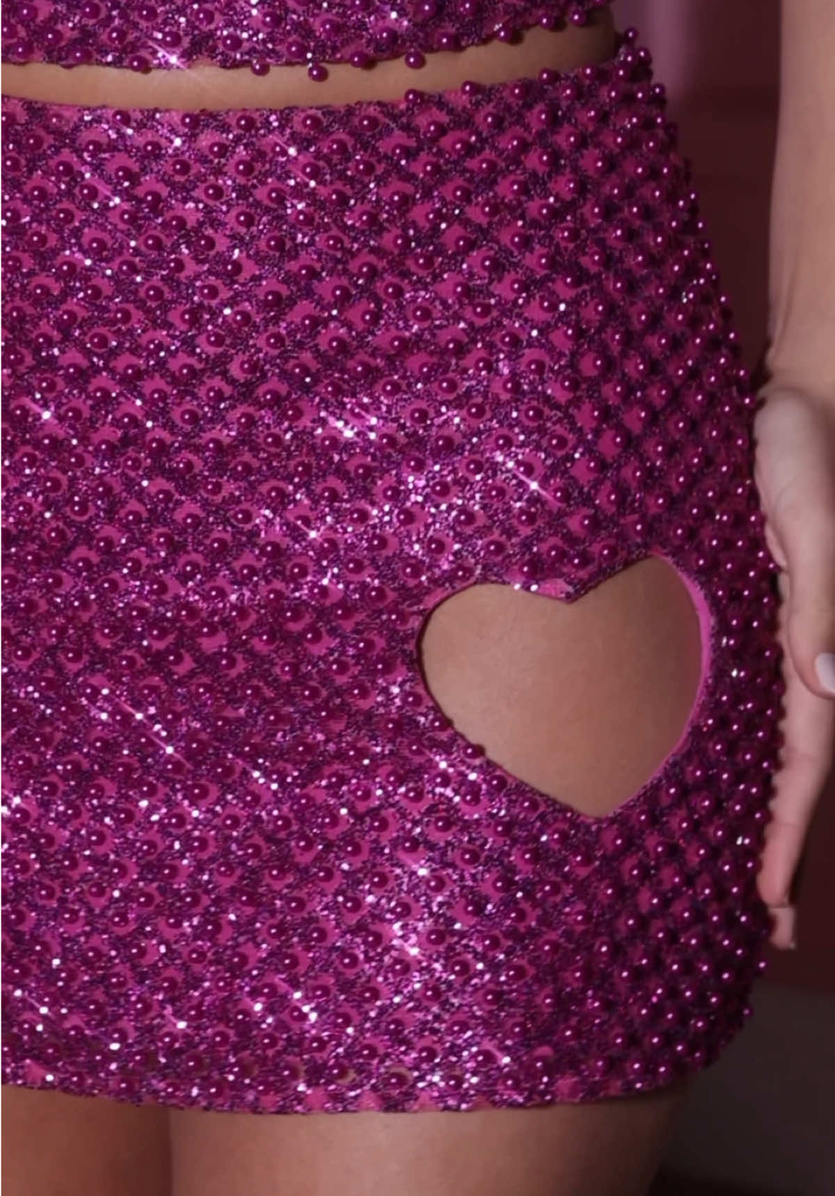 Th dreamiest valentines co-ord 💖 #ohpollydress #ohpolly #ValentinesDay #valentine #minidress #galentinesday #galentines #sparkle 