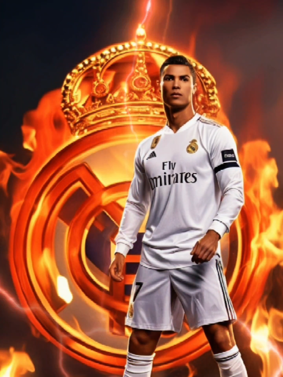 CR7 Real Madrid Wallpaperlive #ronaldo #cr7 #cr7fans #football #realmadrid #madrid #viral #fyp 