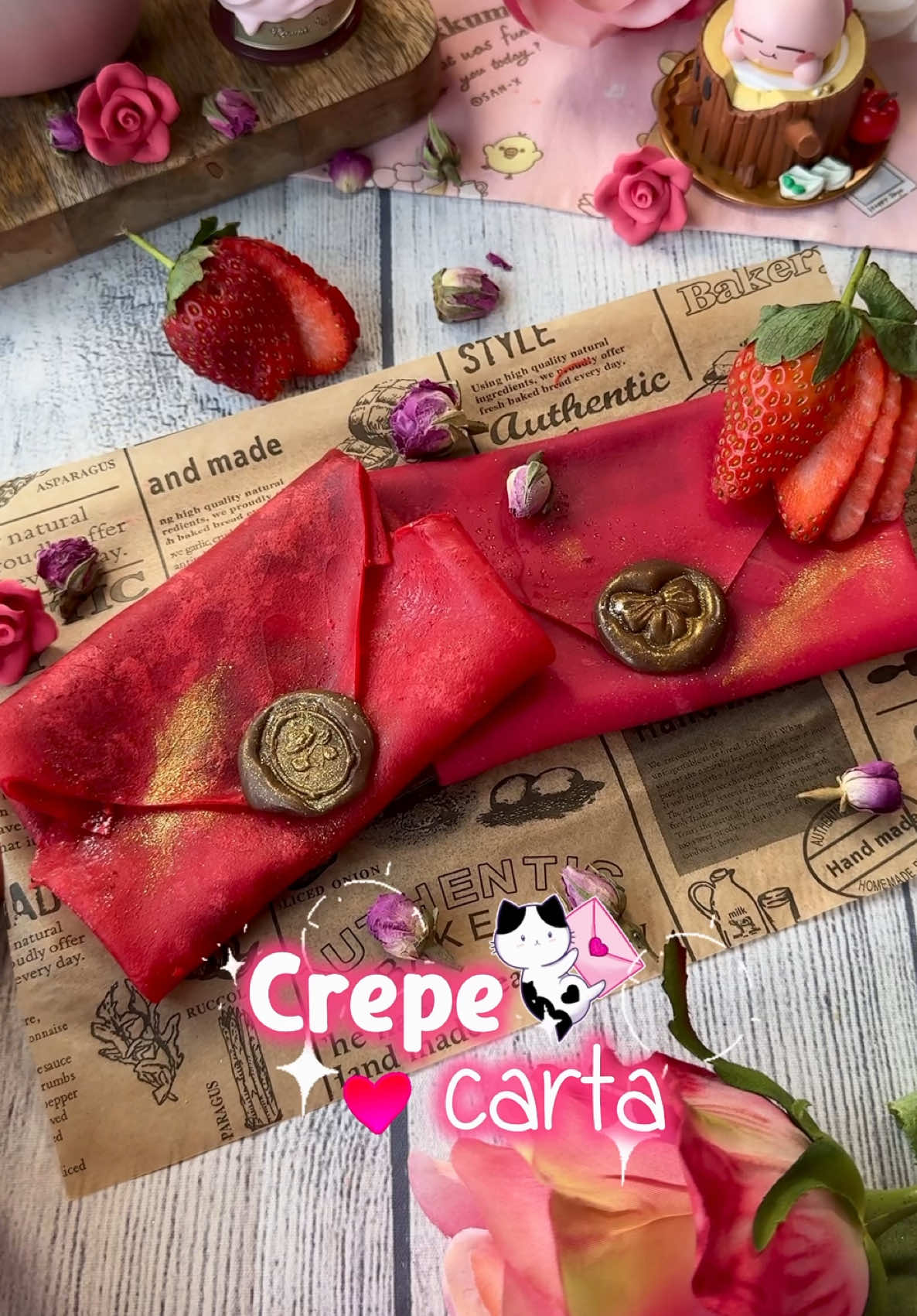 🎀 CREPES CARTA 💌 @burpee_vet 💌 Si no sabes cómo declararte a tu crush este San Valentín, puedes usar estos crepes… y sino funciona, sabes que al menos desayunas rico 🤭 💖INGREDIENTES ➖ 1 huevo ➖ 5 gr de endulzante o 50 gr de azúcar ➖ 15 gr de mantequilla ➖ esencia de vainilla ➖ 125 gr de harina  ➖ 250 ml de leche  ➖ colorante rojo y rosa ➖ chocolate para el sello y el relleno 🎀Mezcla los ingredientes como en el vídeo 🎀 divide la masa en dos si quieres darle color 🎀 Usa una sartén antiadherente a fuego medio 🎀 Para hacer el sello de chocolate asegúrate de que dejas el sello en el congelador unos 15 min antes de marcar el chocolate 🎀 Déjalo después en la nevera un rato más hasta que puedas despegarlo 🌈 Puedes conseguir mi endulzante YUMMY  en la web de @big_suplementacion, a través del link que tienes en mi biografía. Además con el código ✨BURPEE✨ tienes un 10% en tu pedido y apoyarás mi trabajo #cocinaentiktok #tiktokespaña #sanvalentin 