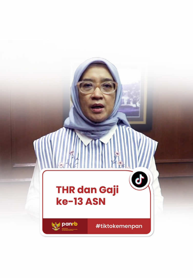 Menteri Rini punya kabar terbaru tentang gaji ke-13 dan THR. Yuk, simak informasi selengkapnya! #KemenPANRB  #THR #fyp 