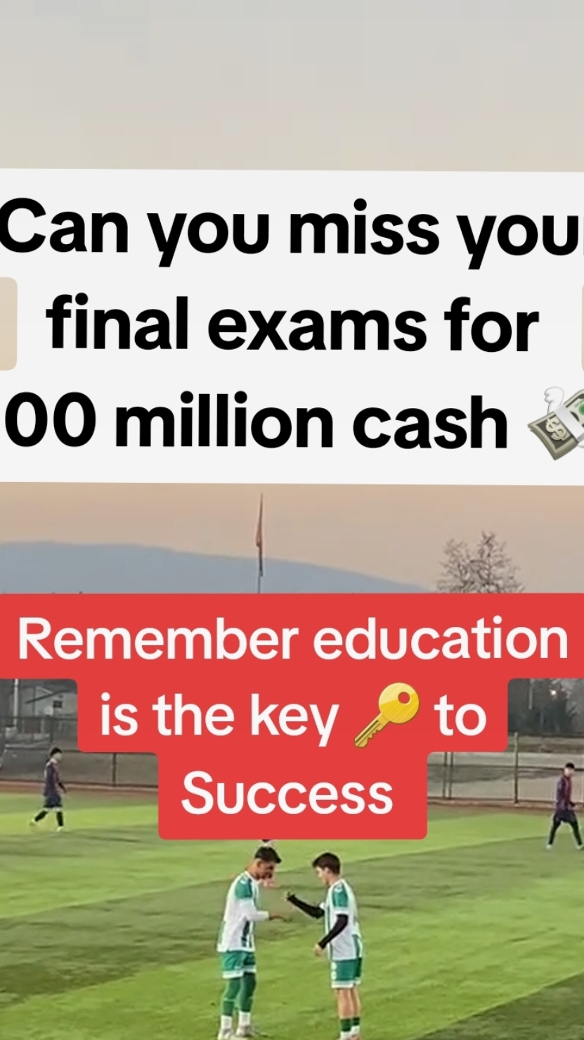 Can you miss your final exams for 100 million cash? #fyp #fypviral #foryoupage❤️❤️ #goviral #foryou #fypp #fypageシ #fypシ゚viral🖤tiktok #creatorsearchinsights  #schooltime  #schooltimes  #schoolmemories  #back2school  #schoolmemes  #backinschool  #schooldaysmemories  School times School back in the day School day memories 100 million cash