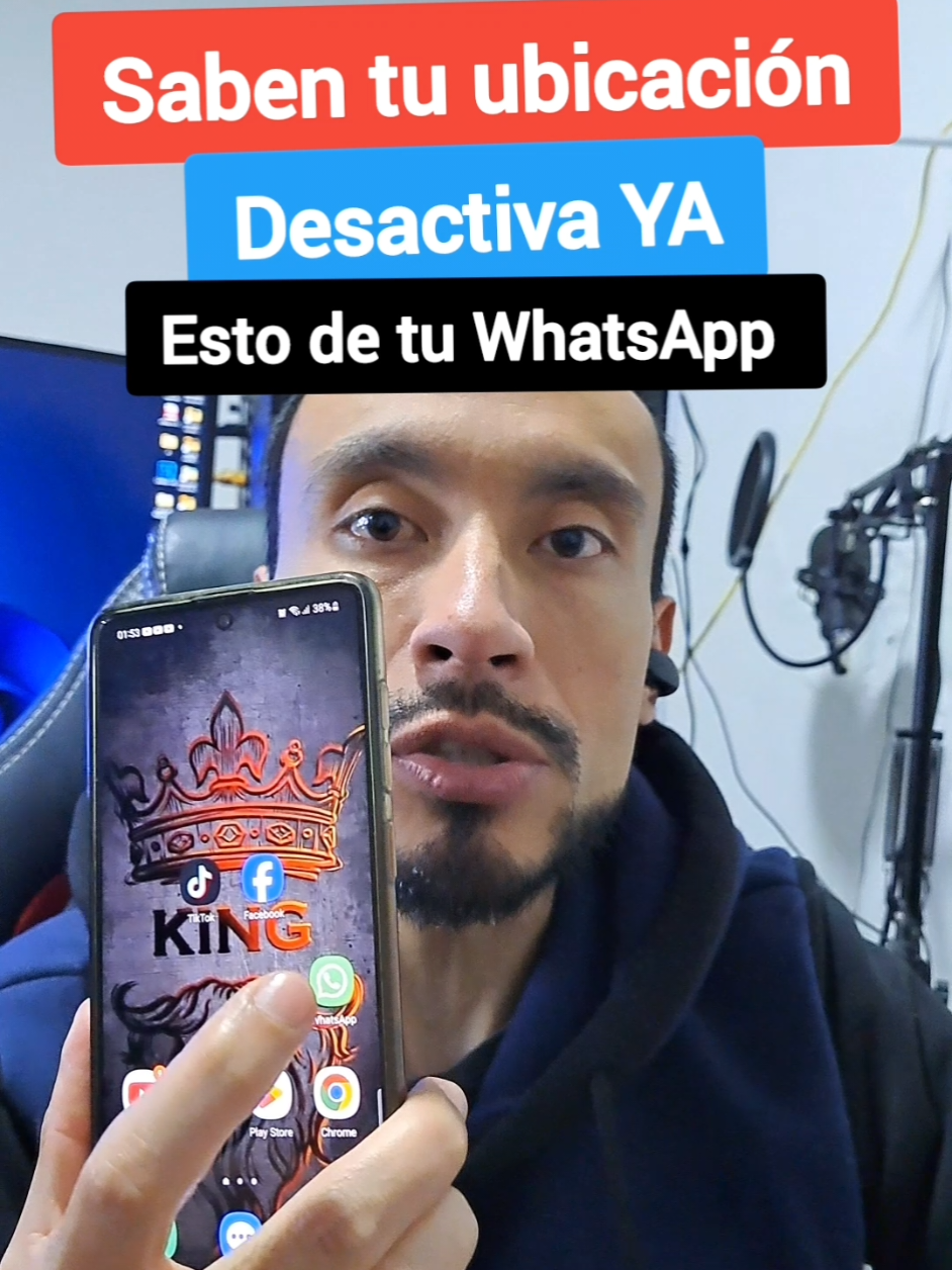 Desactiva esto en WhatsApp por que comparte tu ubicación.. #pcandroid #whatsapp #SabiasQue #tips #android #tecnologia #trucos #telefono