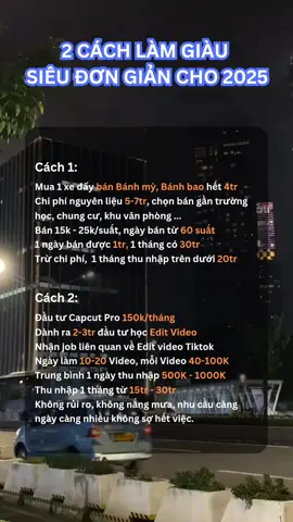 2 cách khởi nghiệp không mới nhưng là xu hướng cho 2025. Tìm người biết edit video cho 1 số job sẵn có. #xuhuong2025 #khoinghiep 