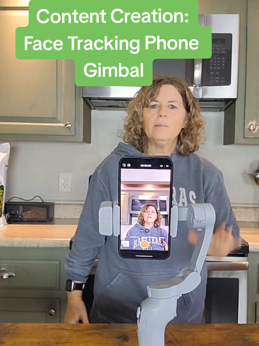 This face tracking gimbal is a game changer for content creation! It also has an image stabilizer.  It doesn't require any Bluetooth connection, and it charges in about 80 minutes. I've been having a blast using it. I think it can definitely up your content game! #phonegimbal #phonetripod #contentcreator #contentcreatortips #trackinggimbal #phonestabilizer 