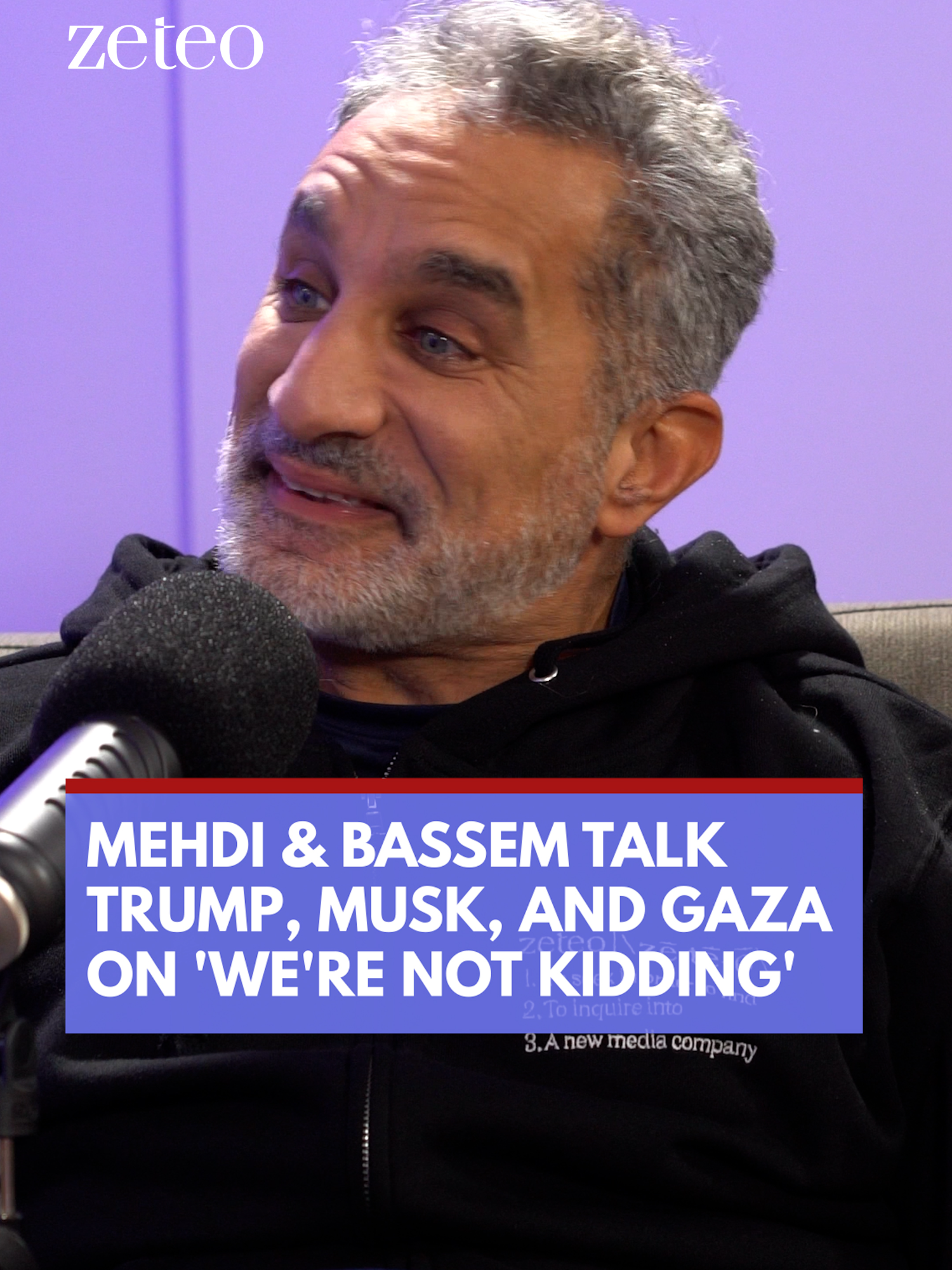 Bassem Youssef returns to 'We're Not Kidding' for a jam-packed episode on Donald Trump's first few weeks, the 