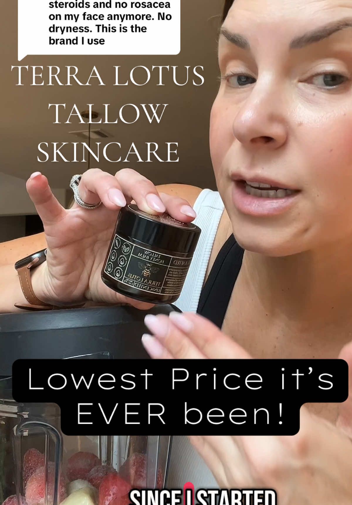 Replying to @concern48 the very best time to start your tallow skincare journey. Or just stock up if you’re already hooked. #tallowskincare #tallowtok #eczema #terralotus #grassfedbeeftallow 