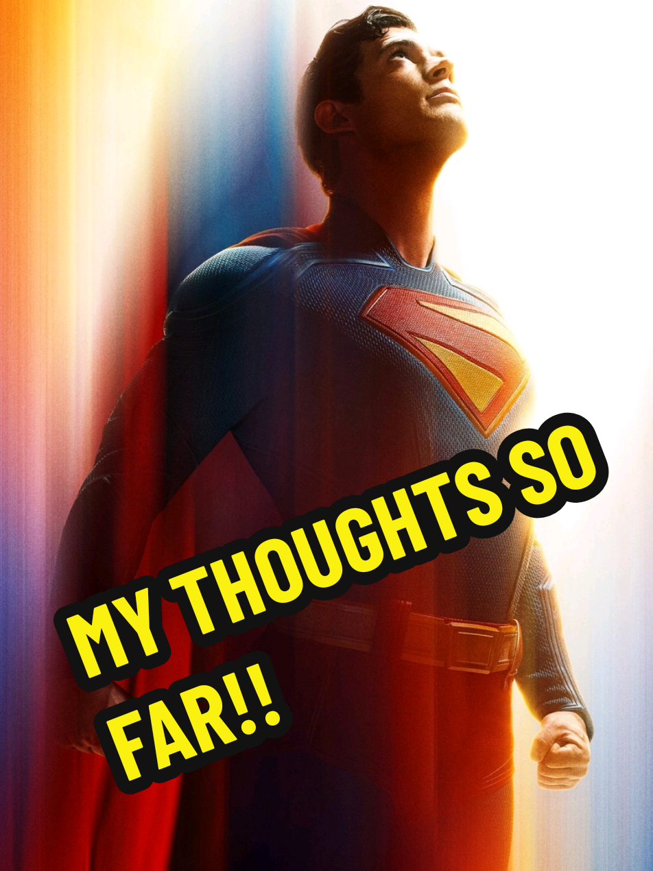 my thoughts on everything we see of Superman so far!! #jamesgunn #superman #2025 #superhero #myopinion #tvspot #optamist #clarkkent #loislane #dccomics #dcu #dcuniverse 