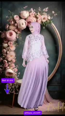 Mahadewi Dress Gradasi Tile Po