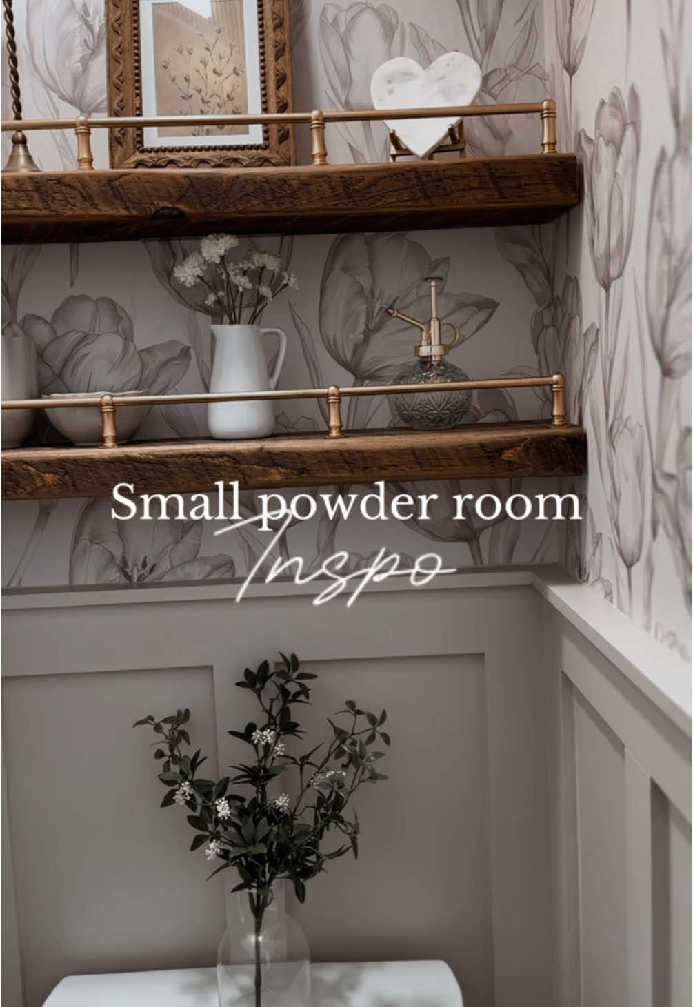 Small bathroom inspo  #fyp #DIY #bathroom #neutralaesthetic #homedecor 