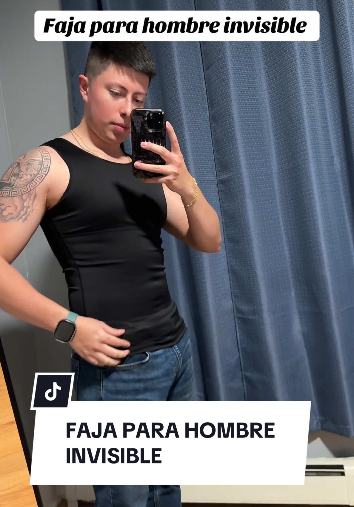 Faja para hombre totalmente invisible por un súper precio en el carrito naranja de este vídeo #fajas #faja #fajate #compression #compressionshirt #compressionformen #fajasparahombre #tiktokshop 