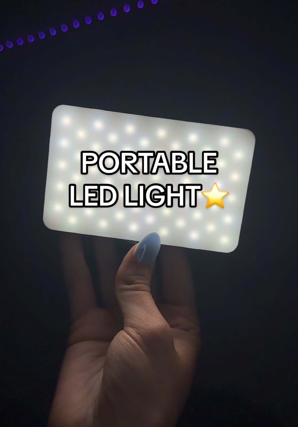 I use this all the time!!⭐️ #LEDlight #portablelight #contentcreator #creatorsearchinsights #content #microinfluencer #collab 