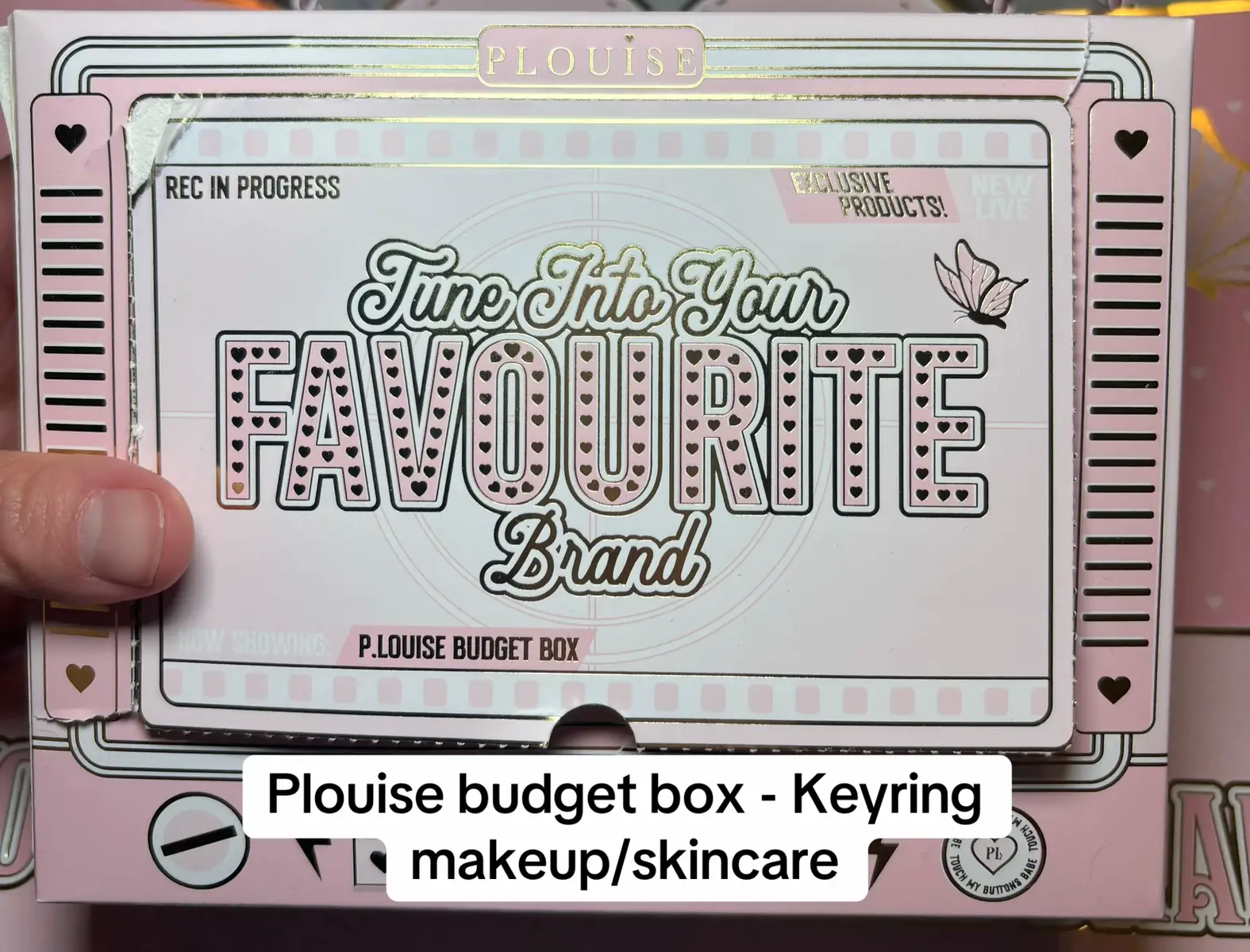The cutest budget box from @PLOUISE @Paige Louise  Definitely has to be one of my favourite boxes so far!  You can buy all of these as a bundle or separately!  use my code- FREYAHEATH #ad #plouise #budgetbox #fyp #skincare #beauty #makeup #keyringmakeup #minis 