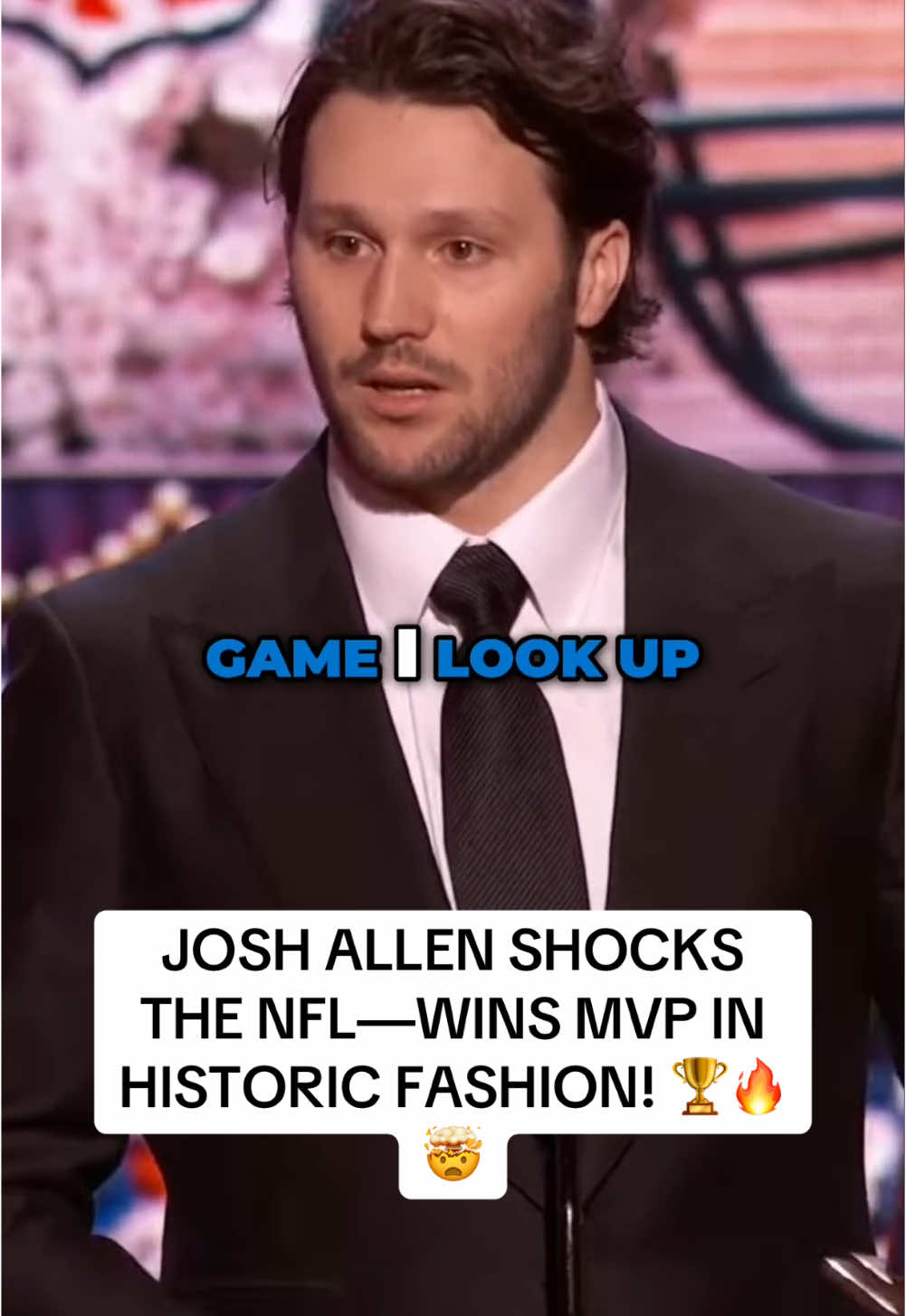 JOSH ALLEN SHOCKS THE NFL—WINS MVP IN HISTORIC FASHION! 🏆🔥🤯 #nfl #nflfootball #mvp #greatest #football #nflhonors #joshallen #sports 