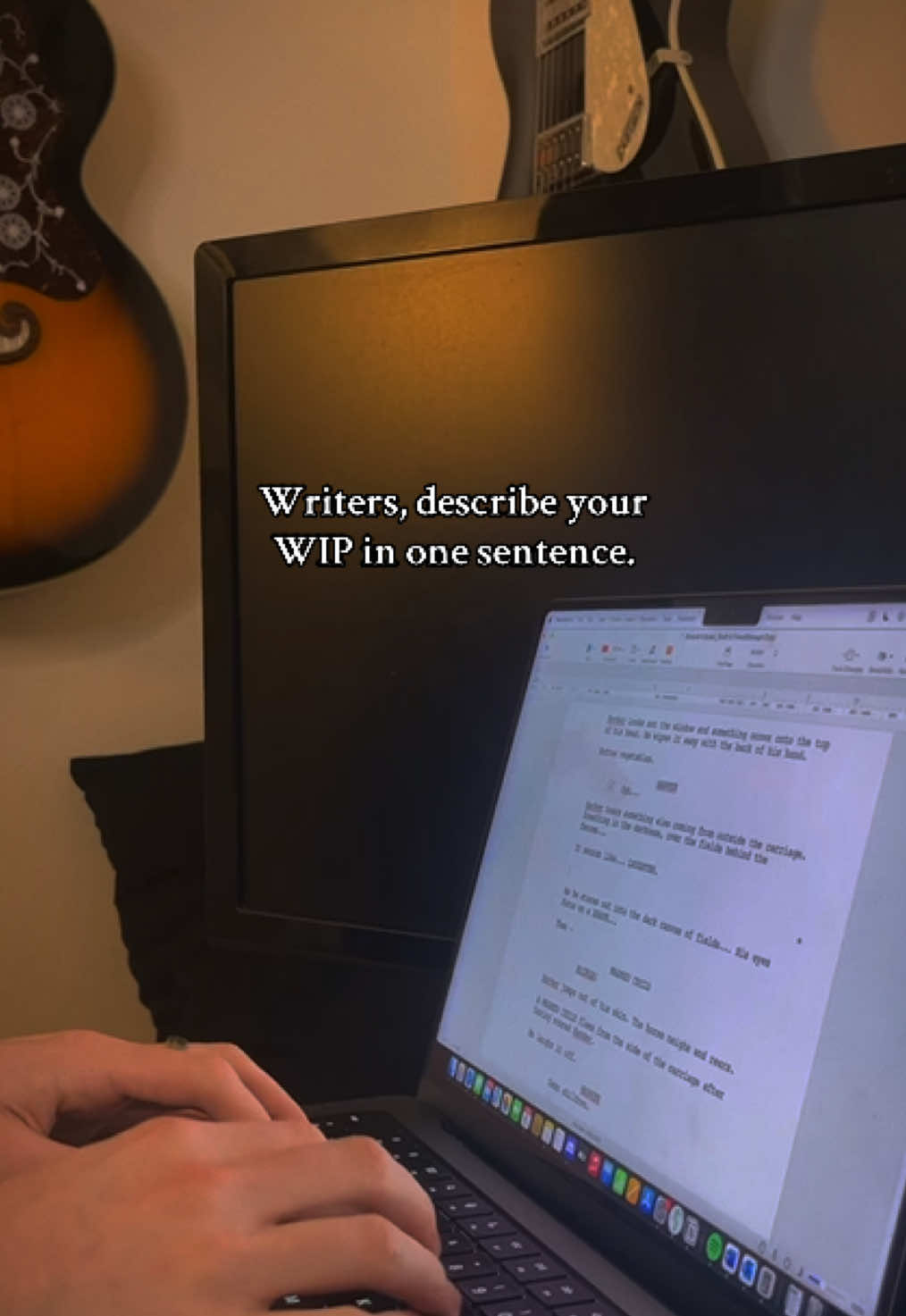 Your WIP = ONE Sentence… go! #writertok #authorsoftiktok #writingabook #motivation #stories 