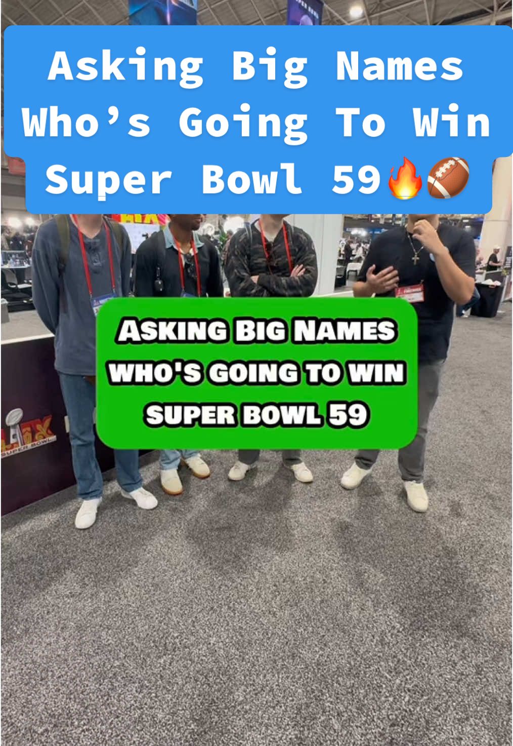 Asking Big Names Who’s Going To Win Super Bowl 59🔥🏈 #SuperBowl #superbowl59 #superbowllix #kansascitychiefs #philadelphiaeagles #nfl #nflfootball #nfltiktok #fypnfl #fyp @Stay Hot @Theo Ash @Matthew @Blaiden Kirk @Sketch @snapbacksports @Jack Settleman @Casey Settleman @Alex Caruso @princeamukamara @Top Dolla 🔝💵 @SohoBrody @Kieran @Matthew Berry @RonnyDoitche @Gio @TDAYSports @wagerwire 