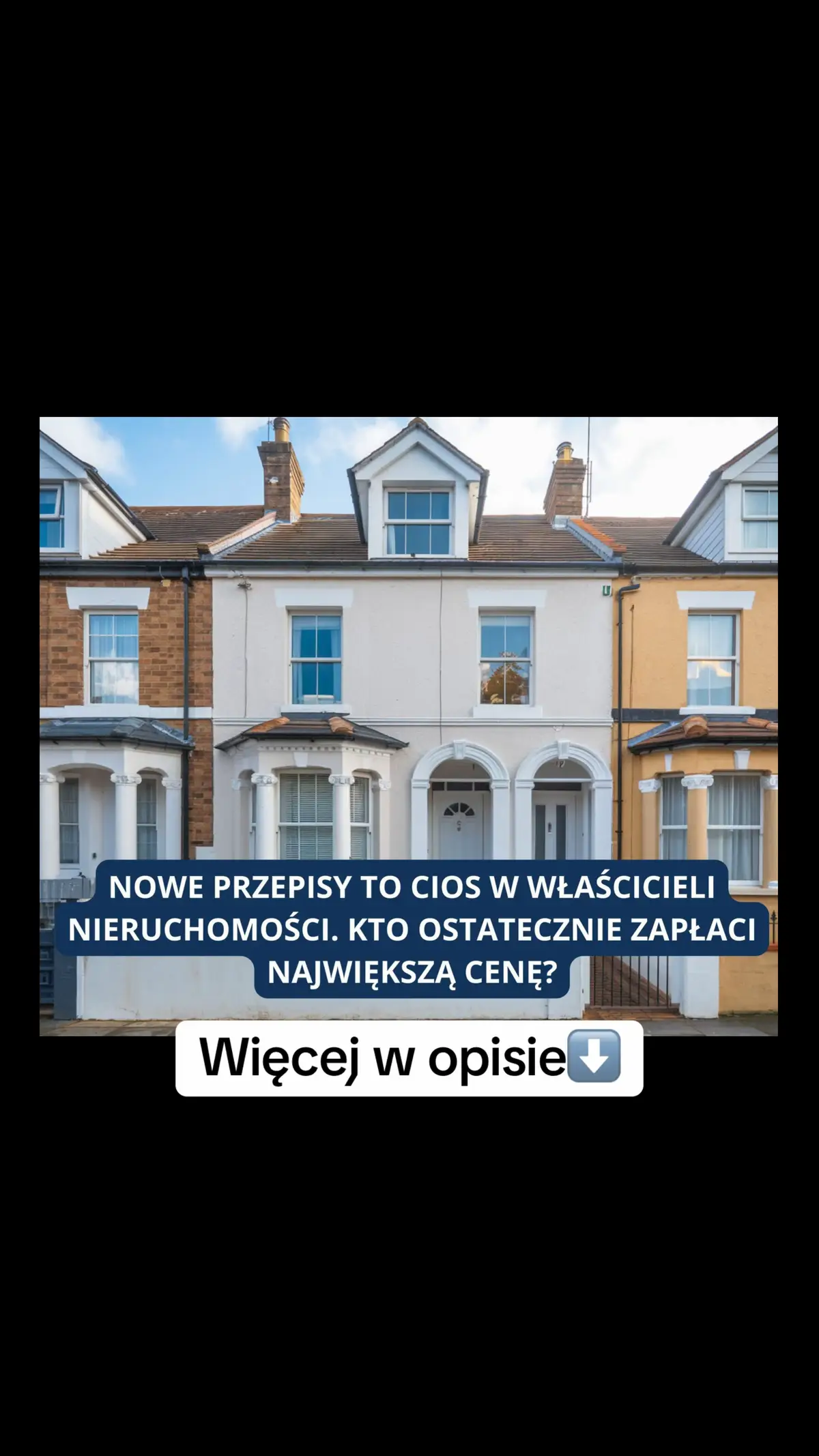 Czarne chmury nad rynkiem wynajmu! Zmiany w przepisach uderza w właścicieli nieruchomości Rząd planuje zaostrzyć wymagania dotyczące efektywności energetycznej dla nieruchomości na wynajem, co może doprowadzić do fali eksmisji i wzrostu czynszów - oto szczegóły i potencjalne konsekwencje. Właściciele nieruchomości na wynajem, uważajcie! 🚨 Nadchodzą poważne zmiany, które mogą was boleśnie uderzyć po kieszeni. Rząd planuje wprowadzić nowe przepisy, wymagające osiągnięcia co najmniej klasy C w certyfikacie efektywności energetycznej (EPC) dla wszystkich nieruchomości wynajmowanych do 2028 roku (dla nowych umów najmu) i do 2030 roku (dla wszystkich umów).  To sprawia, że musicie pilnie podjąć działania i zmodernizować swoje nieruchomości, aby spełnić te surowe wymogi. W przeciwnym razie grozi wam zakaz wynajmowania mieszkań! 😬 Oto kluczowe punkty, które należy rozważyć: 👉 Ogromne koszty modernizacji dla właścicieli, często bez żadnych korzyści dla nich samych 👉 Niewystarczająca liczba wykwalifikowanych fachowców do wykonania prac 👉 Ryzyko fali eksmisji, gdy właściciele będą musieli opróżnić mieszkania przed remontem 👉 Spadek podaży mieszkań na wynajem, co dodatkowo zwiększy i tak już wysokie czynsze Zmiany te mogą doprowadzić do sytuacji, w której: ✅ Wielu właścicieli zdecyduje się na sprzedaż nieruchomości i wyjście z rynku wynajmu ✅ Mniejsza pula dostępnych mieszkań na wynajem spotka się ze stale rosnącym popytem ✅ Czynsze gwałtownie wzrosną, uderzając w najbardziej wrażliwe grupy społeczne Choć cele związane z efektywnością energetyczną są słuszne, sposób ich wdrażania może mieć niezamierzone, negatywne konsekwencje. 🤔 Potrzebne jest zrównoważone podejście, które weźmie pod uwagę interesy wszystkich stron - zarówno właścicieli, jak i najemców. Nota prawna: Twój dom może zostać Ci odebrany jeśli nie będziesz terminowo spłacał rat kredytu hipotecznego lub innej pożyczki pod zastaw domu. #nieruchomosciwynajemuk #zmianyprawne #efektywnoscenergetyczna #czynszerynajmu #albioncredits #kredytyuk #finanseuk