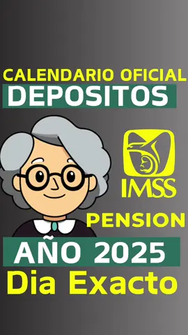 #calendario #oficial #deposito#pension #imss #marzo #2025 #diaexacto #pagopension #pensionimss
