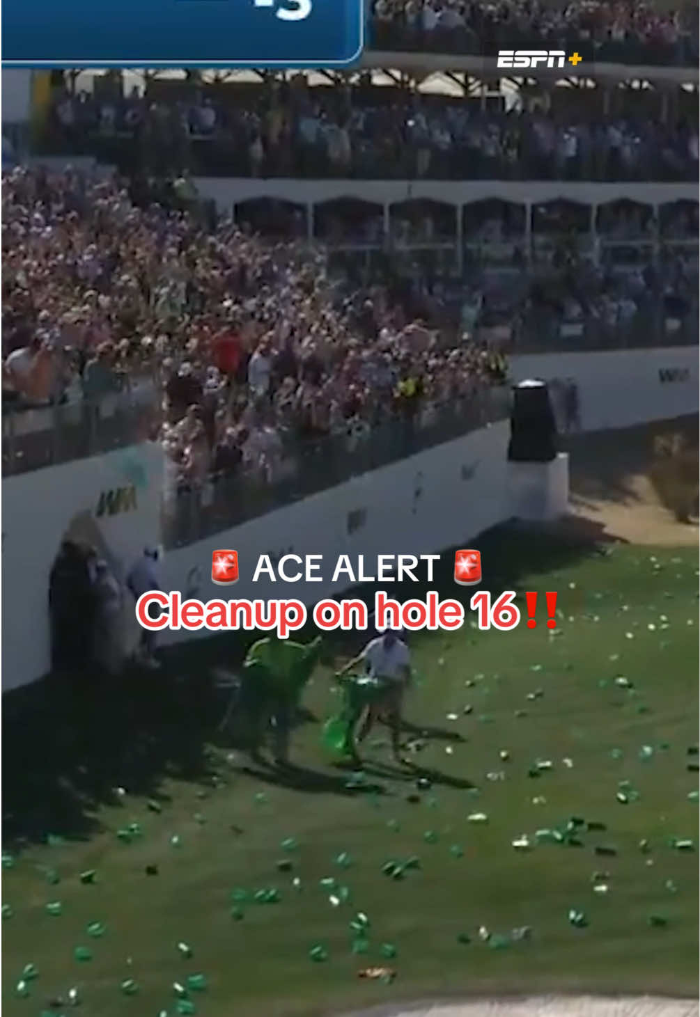 Emiliano Grillo's hole-in-one had the stadium hole rocking 😤 #PGATOUR #Golf #Holeinone #ace #ESPNPlus