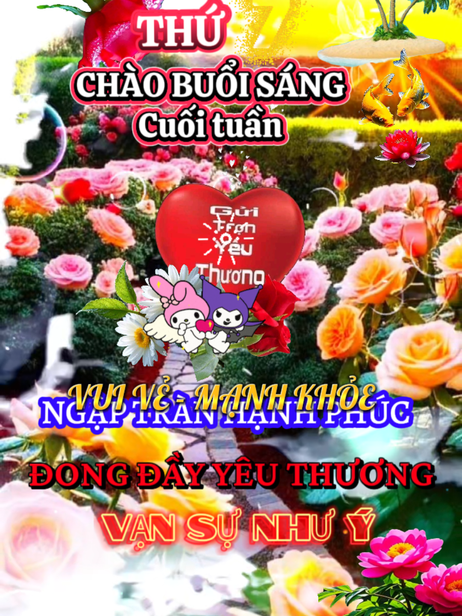 CHÀO NGÀY MỚI THỨ 7 . CHÚC ĐẠI GIA ĐÌNH TIKTOK TRÀN NGẬP NIỀM VUI HẠNH PHÚC VẠN SỰ NHƯ Ý, MUÔN ĐIỀU TỐT ĐẸP #WANNASEEYOU #TIKTOKVIENAM #CAPCUT #THINHHANHTIKTOK #NHACHAYMOINGAY #XUHUONG #HANGUYEN 