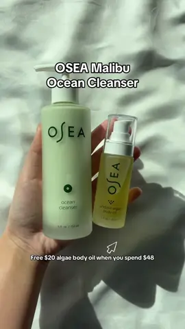🌊 #oseamalibu Ocean Cleanser 🌅 ✨ Free $20 Algae Body Oil When you spend $48 ( end feb 11 ) #oceancleanser #facialcleanser #skincare #tiktokshoploveatfirstfind 