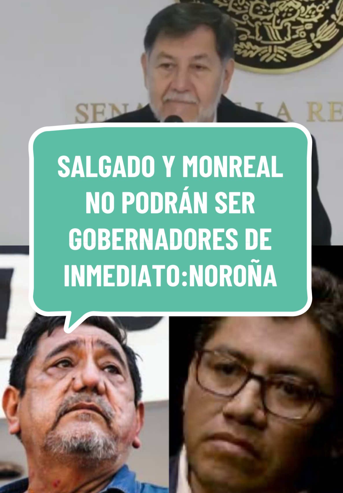 Fernández Noroña confirma que la reforma contra el nepotismo de Sheinbaum no les prohíbe participar tanto a Félix Salgado Macedonio y Saúl Monreal por las gubernaturas de Guerrero y Zacatecas, pero sí les obliga a esperar seis años tras la salida de sus familiares del cargo.            #Guerrero #zacatecas #gobernador #elecciones2027 #reforma #Sheinbaum #noticiasguerrerohoy #noticiasdehoy 