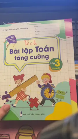 Vở ô li Bài tập Toán tăng cường lớp 3 - Cánh Diều #ntbookstore #BookTok #sachhay #baitaptangcuong #canhdieu #toán3 