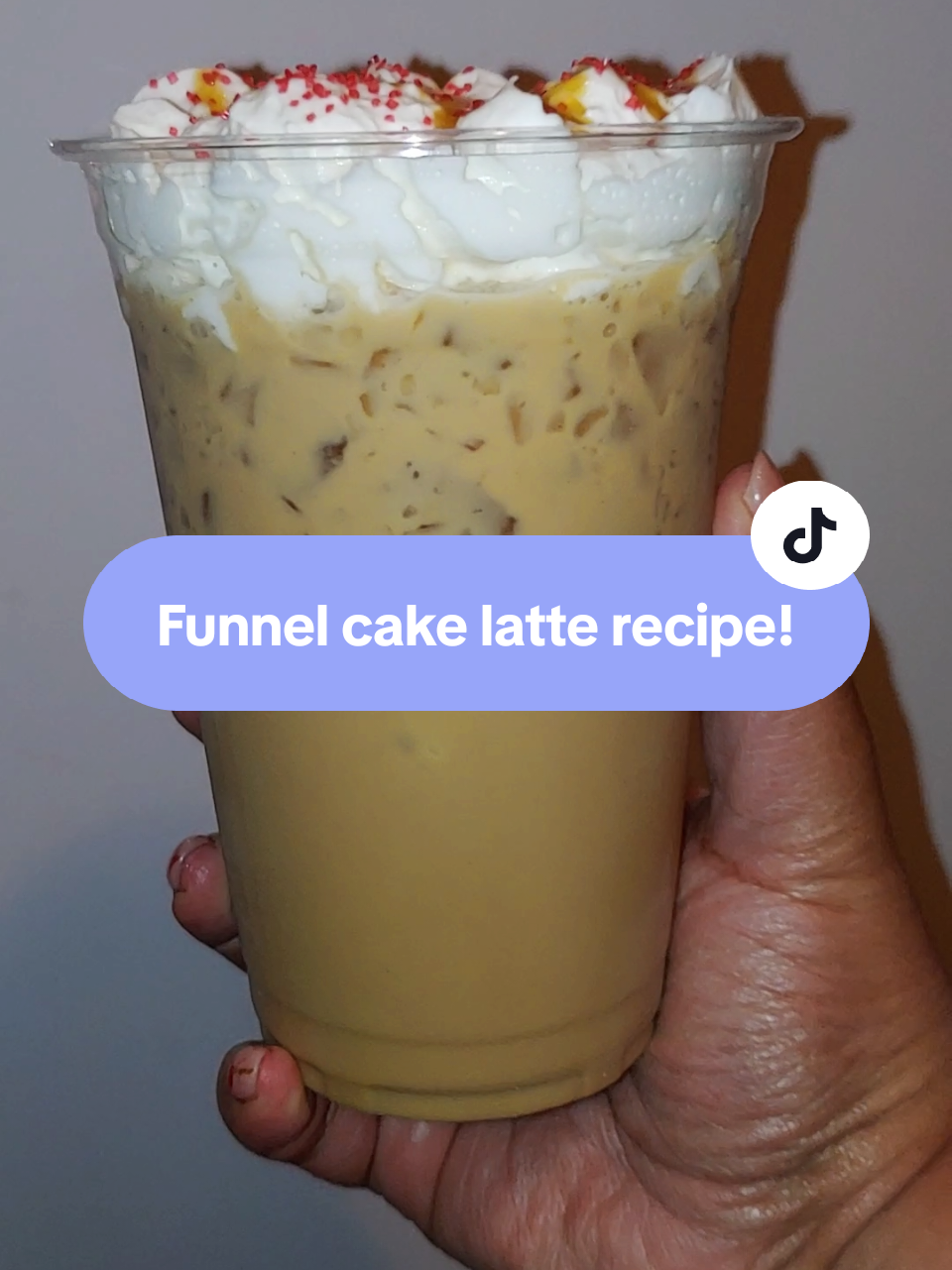 Funnel cake latte! 10/10 😋 Recipe in video😍 Follow for more recipes!☕❤️#coffeetime #instantcoffee #coffeeathome #icedcoffee #makecoffeewithme #icedlatte #coffeerecipesathome #easycoffeerecipe #nescafe  @Nescafe USA  !#creatorsearchinsights 