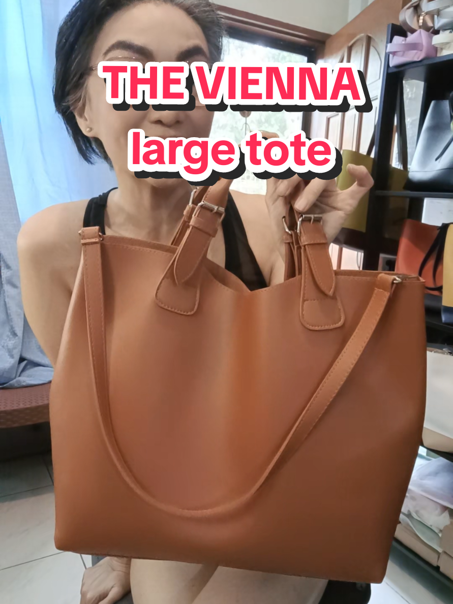 Beautiful work bag ❤️ #vienna #totebag #veganleather #tote #bag #madeinthephilippines #lovelocal #longervideos  @chelly_blossoms 