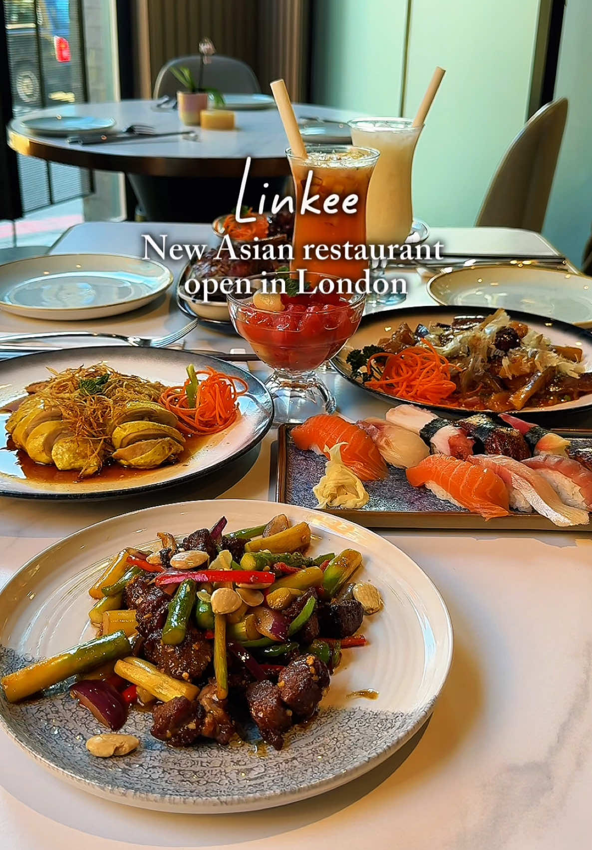 Ever wondered where you can experience the perfect fusion of Cantonese and Japanese culinary traditions? 🍜🍣  Our visit to Linkee, London’s newest Asian fusion restaurant, exceeded all expectations. Located just a short walk from Old Street Station 🚶‍♂️🚇 LinKee offers a refined two-story setting with live entertainment on the ground floor 🎶 and private karaoke in the basement 🎤 📍66-68 Great Eastern Street, London EC2A 3JT #londonmoments #london #explorelondon #londonrestaurants #linkee #oldstreet #asianfood #invitation