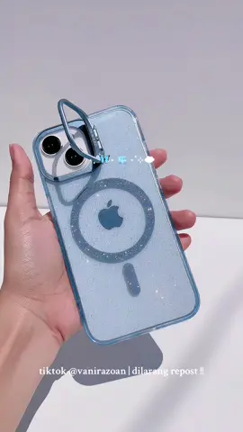 pesona iphone 13 starlight pakai glitter case biru ✨ #caseiphone #casingiphone #casemurah #iphone13 #iphone 