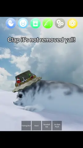 Just to let you know clap is still on the game 🦭 #beasillyseal #seal #robloxgames 
